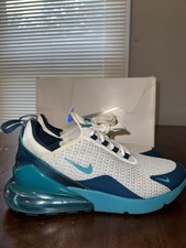Nike Air Max 270 White Spirit Teal Nightshade Mens Sneakers AQ9164-102 Size 9Men
