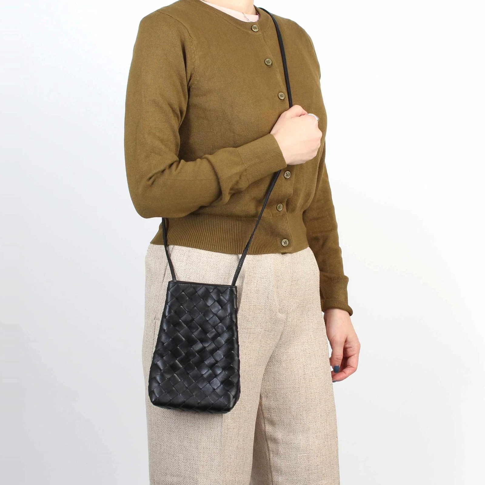 Bottega Veneta — Bottega Veneta INTRECCIATO POUCH Shoulder Bag for Women 827676 V3IV0