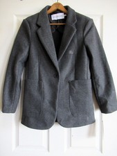 Calvin Klein ladies grey blazer NWT washable size XP partially lined, pockets