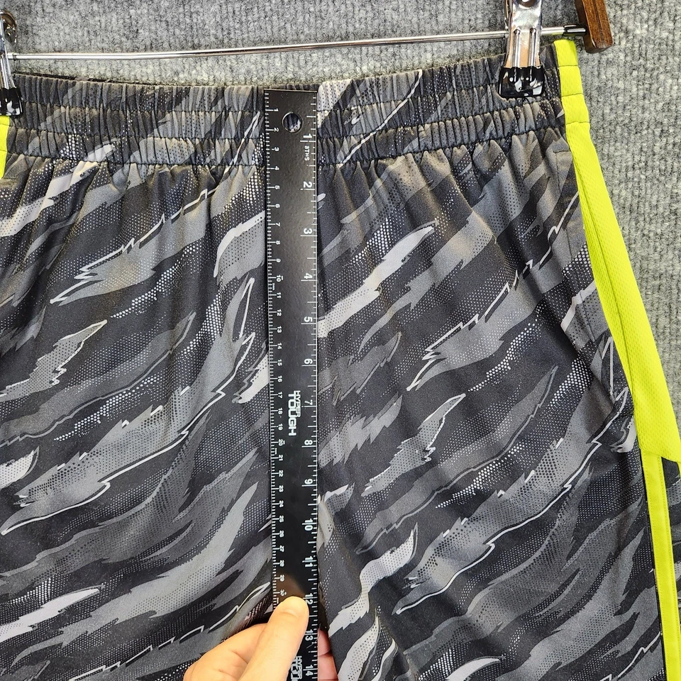 Pantalones Cortos Adidas Juveniles Talla XL 18/20 Gris Negro Diseño Marcas Garra Cintura Elástica Foto 4 de 4