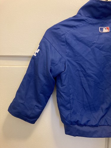 Los Angeles Dodgers Jacket Boys Youth 4T Majestic Blue Therma Base Dugout MLB - Picture 14 of 24