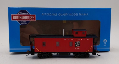 Roundhouse 17784 HO Soo Line 30' 3 ventanas Caboose #1597 LN/caja | Condition: Used
