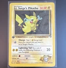 Pokémon TCG Lt. Surge's Pikachu 81/132 Gym Heroes 1st Edition