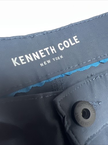PANTALONE KENNETH COLE TECH UOMO 38X32 BLU SLIM 5 TASCHE ELASTICIZZATO NUOVO CON ETICHETTE - Foto 4 di 15