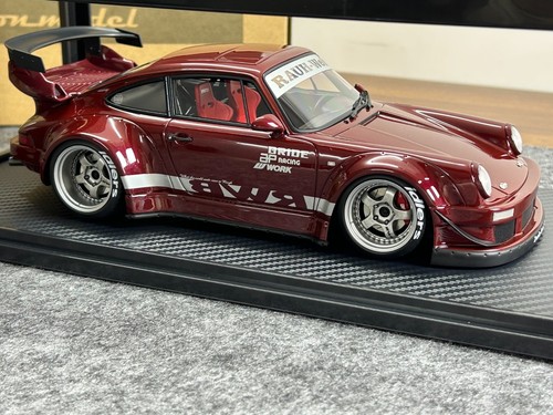 Ignition Model 1/18 RWB Porsche 930 Dark Red IG3622 RAUH-Welt 911 Nakai Custom - Picture 8 of 12