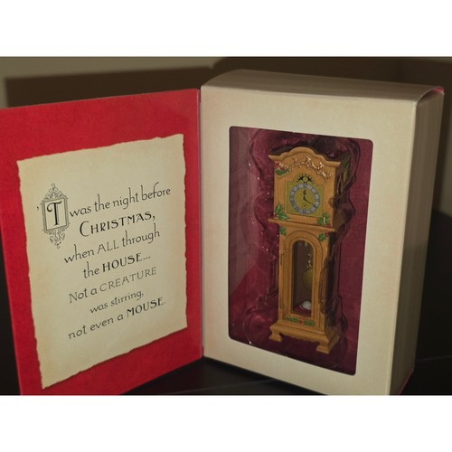 2001 Hallmark Ornament Ni siquiera un ratón 1st in Twas The Night Before Christmas - Imagen 2 de 4