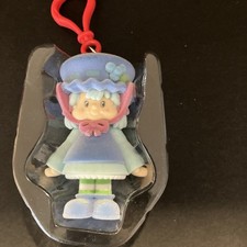 Strawberry Shortcake Mini Doll Hanger Bag Clip Keychain Flocked Blueberry Muffin