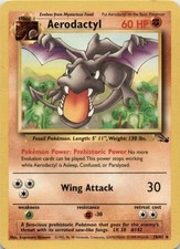 Fossil 16/62 Aerodactyl (16) Rare on eBay