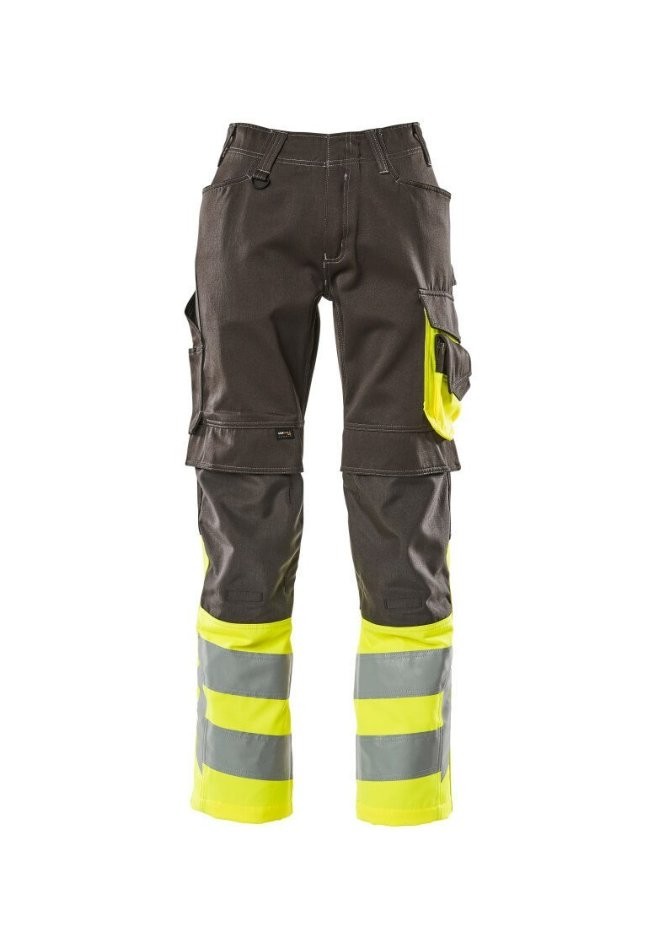 Mascot LEEDS Safe Supreme high vis work trousers *MEASURES maximum 42W x 34.5L*