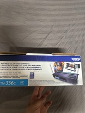 Brother TN336C High Yield Cyan Toner Cartridge--New in Sealed Box