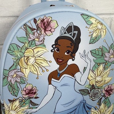 Loungefly Disney Princess And The Frog Blue Floral Mini 