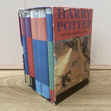 Harry Potter Books 1-4 Box Set J.K. Rowling Hardback Early Printings Book People