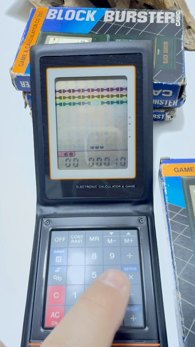 Casio CG-260 Block Burster Game Calculator Not Used | eBay