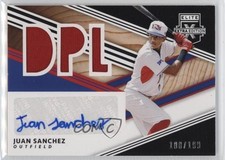 2020 Elite Extra Edition DPL Material Signatures Black Juan Sanchez Auto 06jk