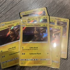 Detective Pikachu - Carta Pokemon Promo SM - SM190 - Holo - NM