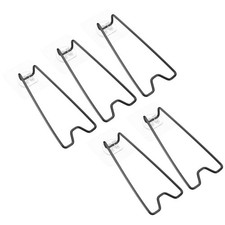 5.1" Adhesive Easel Back, 5 Pcs Metal Picture Frame Back Stand, Black