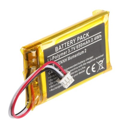 AccuCell Akku passend für Sennheiser Momentum 2   Li-Polymer, 3,7V, 650mAh, 2,4W
