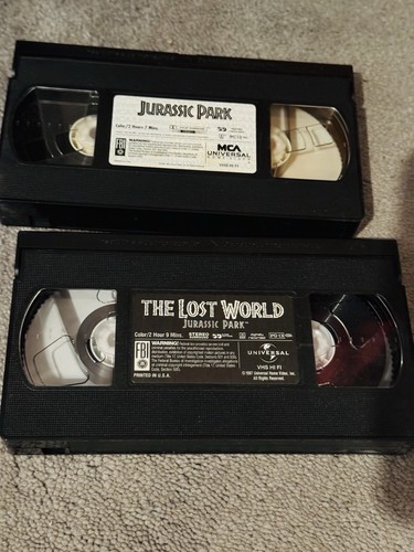 Jurassic Park And The Lost World VHS Tapes - Picture 4 of 4