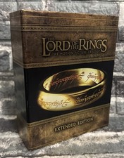 The Lord Of The Rings Motion Picture Trilogy Extended Edition Blu-ray  VG 