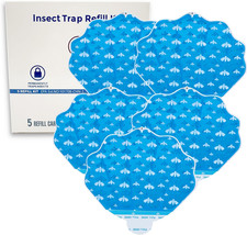 Flying Insect Trap Refill Kit Plug-In Sticky Card Plug Refill Replacement Glue C