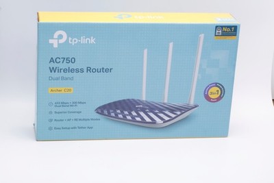 TP-LINK Archer C20 AC750 300Mbps Dual-Band Wireless Router