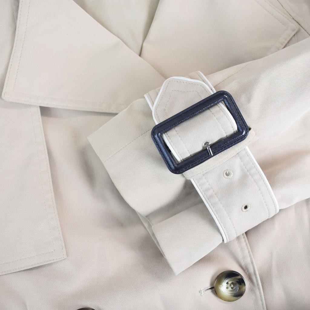 Ameri VINTAGE 19SS Women's Beige Back Pleated Tre… - image 8