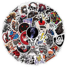 50x HEAVY METAL Sticker Deko Aufkleber Punk Stickers Music Hard Rock Grunge Core