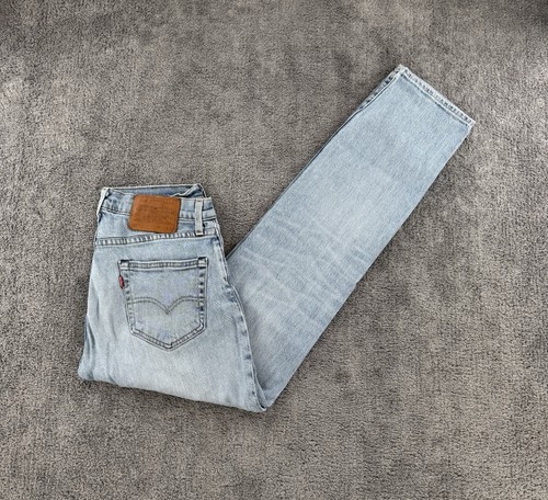 Levi’s 501 Light Wash Jeans W29 L32 Straight Fit Blue Denim Vintage - Image 1