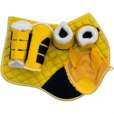 English Horse Under Seat Set with Retina for Ears, Protectors for