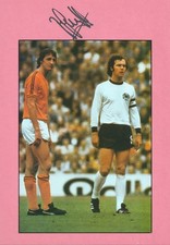 Johan Cruyff Autogramm Beckenbauer Fußball B...