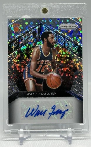 2020 Panini Prizm Fast Break Walt Frazier Auto #FBA-WFR New York Knicks Legend