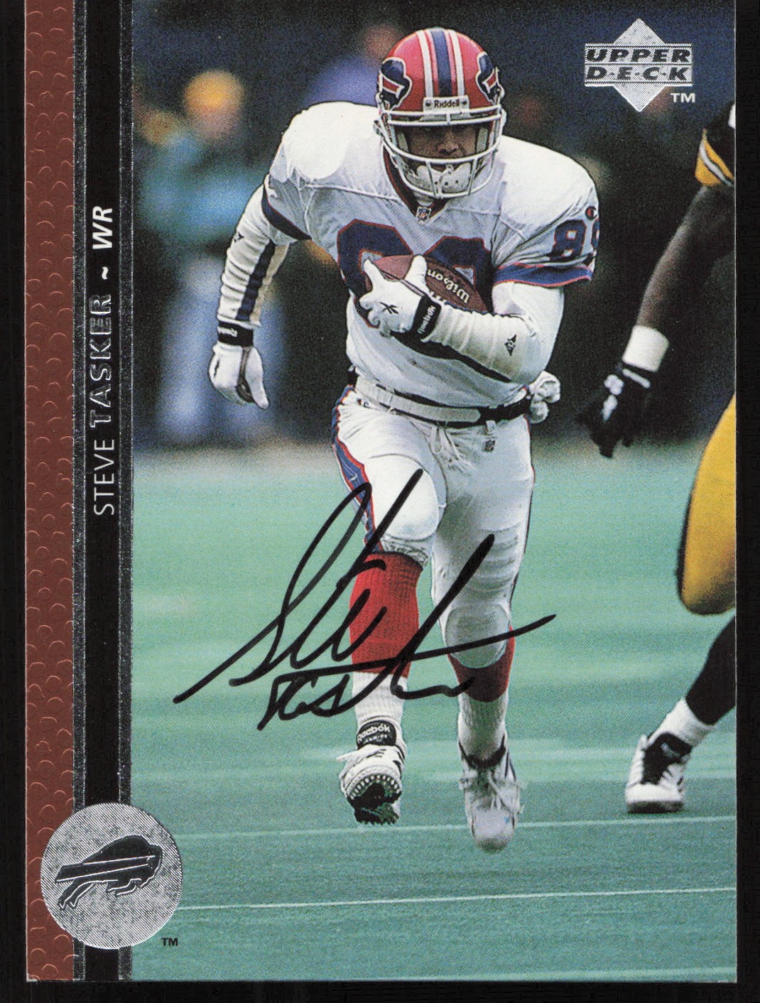 Steve Tasker Autographed 1996 Upper Deck Card #273 Buffalo Bills