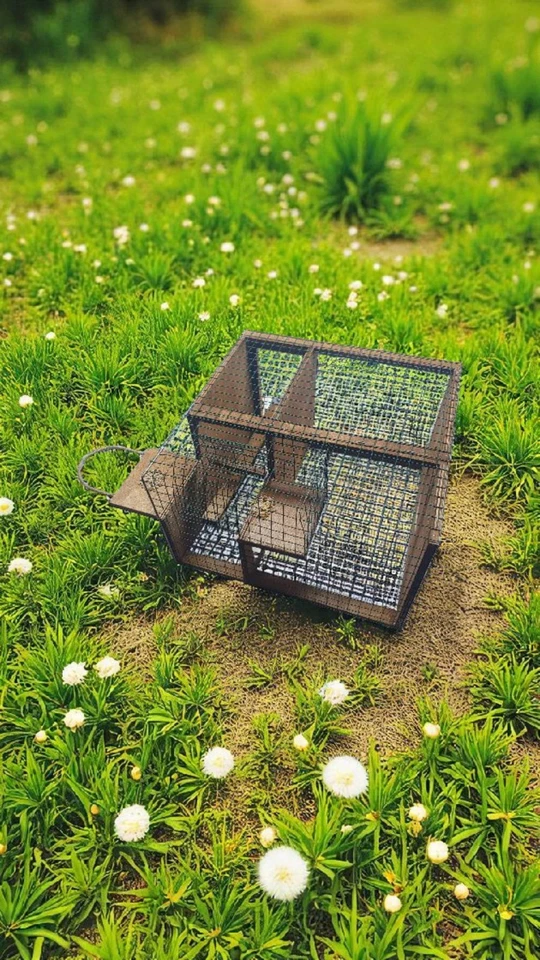 Original Wiederholungssperling Vogelfalle. Non Stop Aufzug Typ Falle Catch Live - Bild 4 von 4