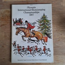 Olympia International Showjumping Championships, 16 - 20 December 1987 Programme
