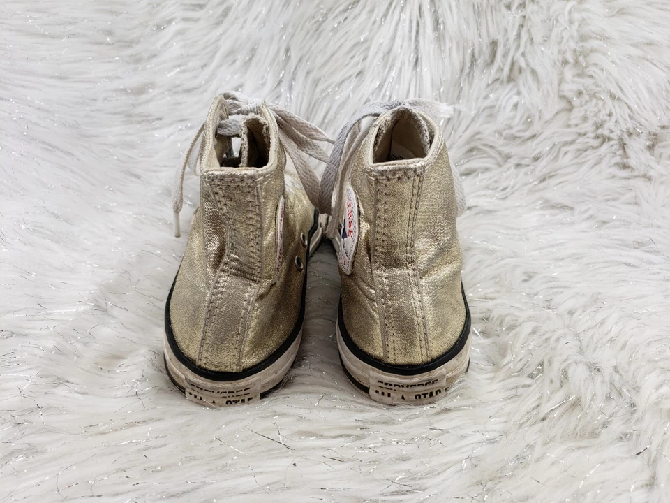 CONVERSE все звезды Chuck Taylor золото Athletic кроссовки размер молодежи США 1 EUR 32 - Изображение 4 из 4