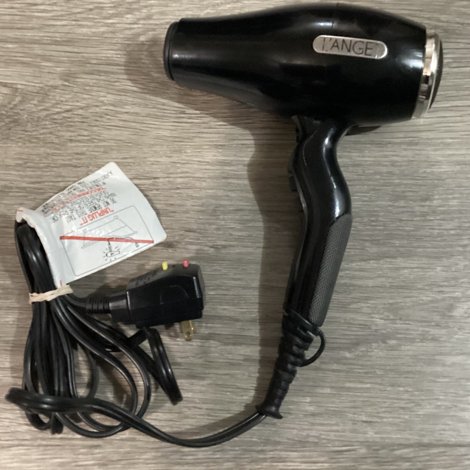 L'ange Hair Dryer Blow Dryer Black 1875W Hair Styler Premium Hot