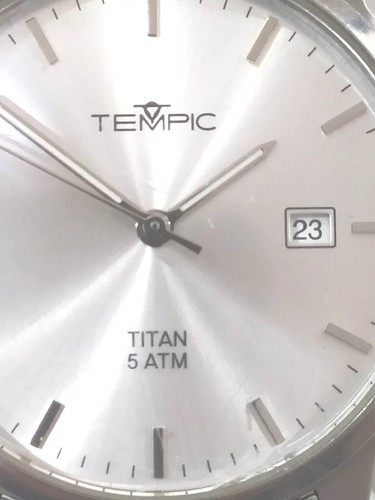 Orologio da polso uomo, Marca TEMPIC Titan, Buone condizioni, funzionante. - Foto 6 di 20