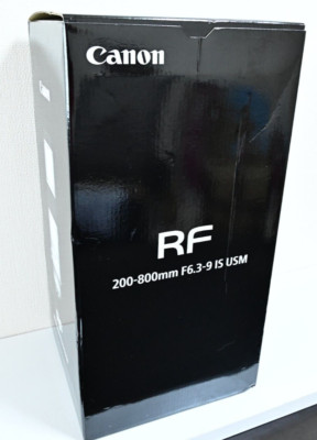 Canon RF200-800mm F6.3-9 IS USM Zoom Lens RF-Mount Mirrorless Camera near mint