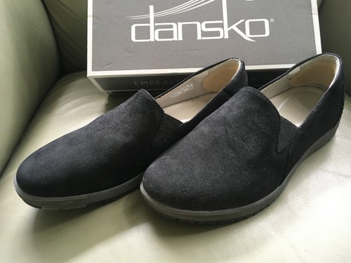 Dansko Laraine Women's Waterproof Nubuck Black Walking Shoe Sz 42 Newin Box E70L