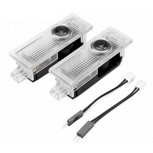 2Pcs Car LED Door Logo Projector Lamp 