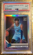 2019 Panini Donruss Optic Ja Morant Rated Rookie Holo Silver Rookie PSA 9 MINT