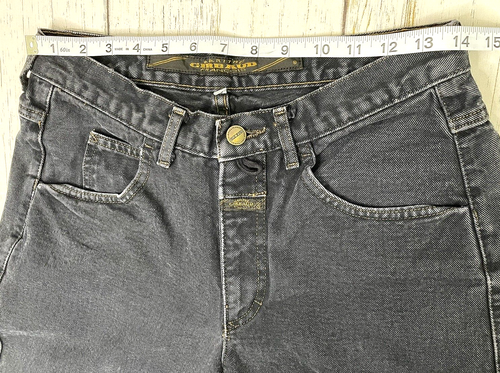 Pantalones de mezclilla vintage MARITHE FRANCOIS GIRBAUD para hombre 29 (28x31) PAPÁ'S cónicos negros lavados - Imagen 11 de 15