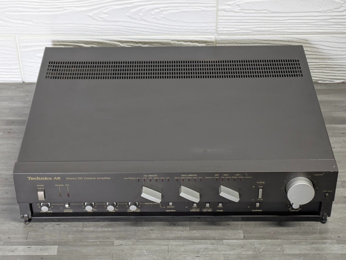 Technics SU-A6 Stereo Control Amplifier Pre-Amp Audio