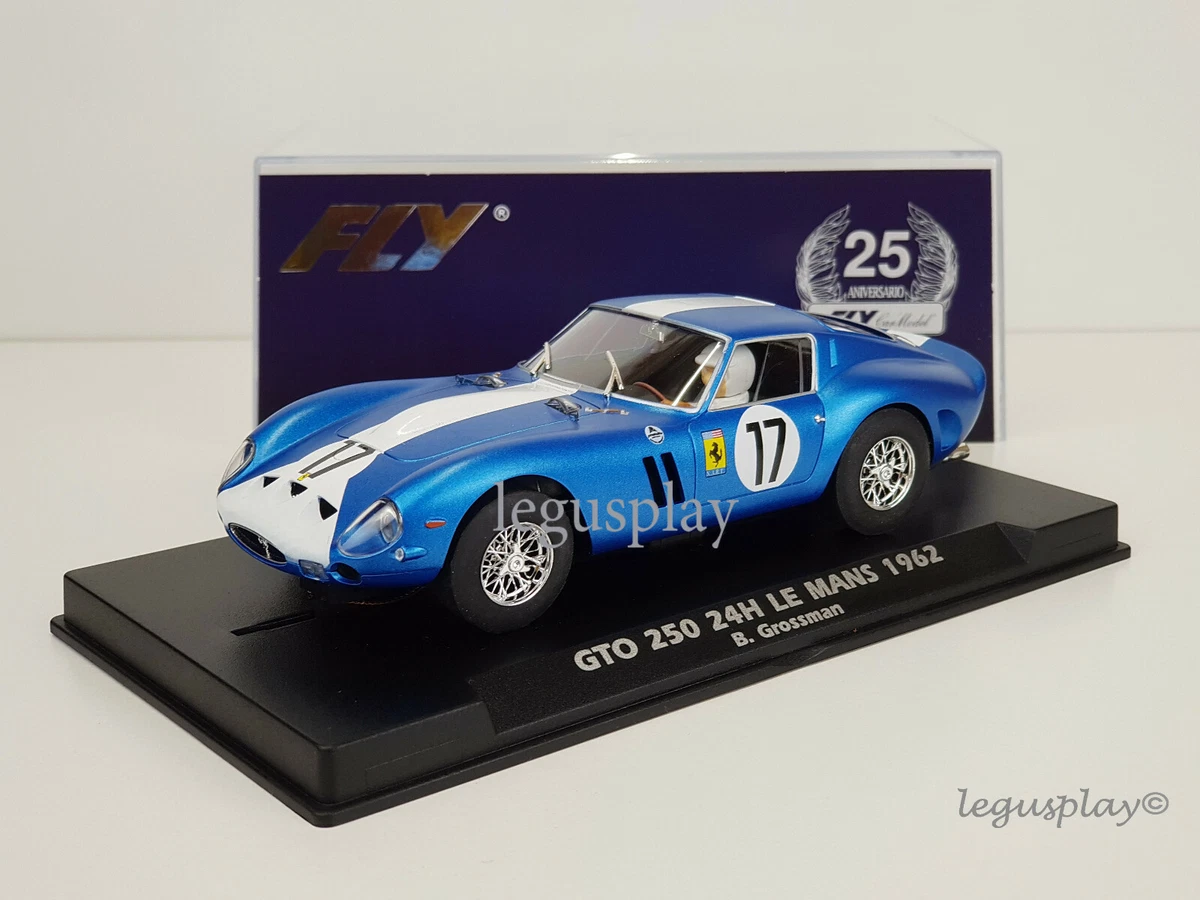 Slot car scalextric fly A2503 Ferrari Gto 250 17 24H. le Mans 1962 B.Grossman