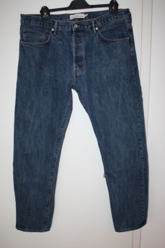 H & M LOGG Jeans Hose Herren Gr. 40 blau Verwaschen 100 % BW H und M used - Bild 1 von 7