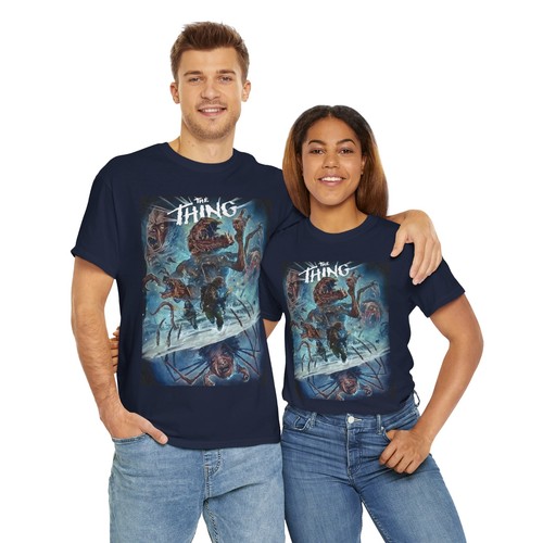 John Carpenter The Thing Movie T Shirt Unisex Heavy Cotton Tee - Picture 47 of 49