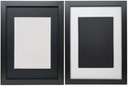 Black Photo Frames With Mounts Flat Picture Frames Art Poster Frames A1 A2 A3 A4