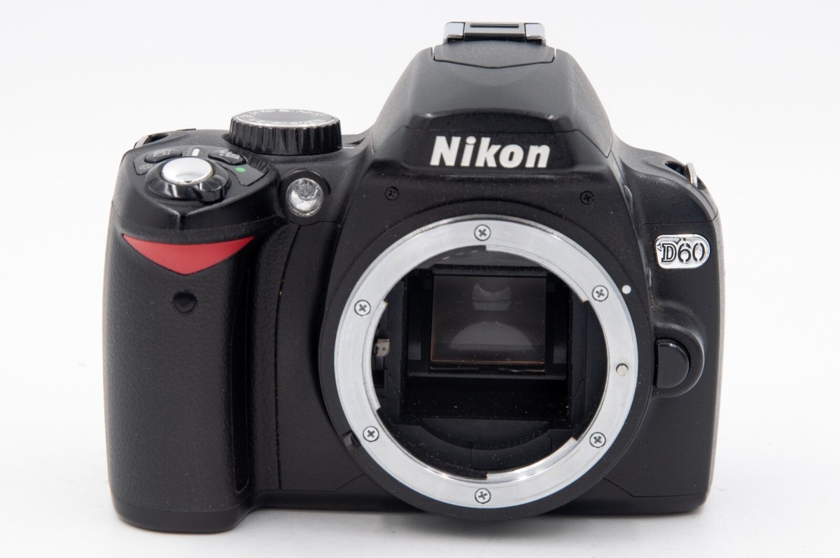 Nikon D60 10.2MP DSLR Camera w/18-55mm Zoom Lens, Charger