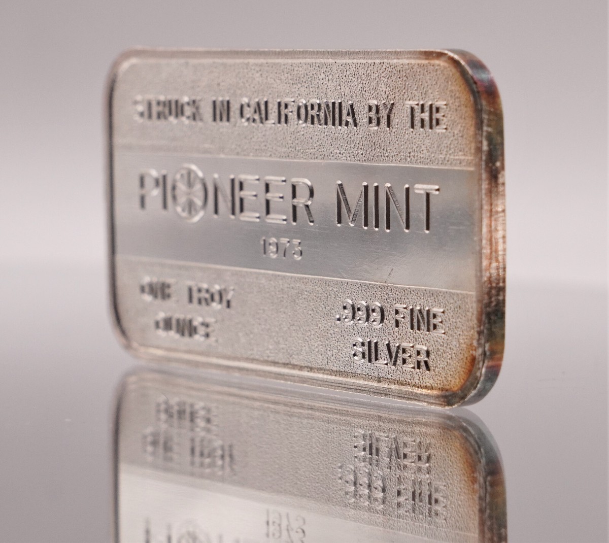 1974 Old US Mint San Francisco CA Pioneer Mint 1oz 999 FINE Silver