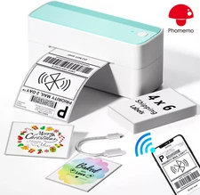 Phomemo 241BT Bluetooth Shipping Label Printer 4x6 For Small Business USPS LOT
